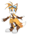 Size: 1708x2048 | Tagged: safe, artist:itz-pandora, miles "tails" prower, belt, boots, brown gloves, brown shoes, flat colors, goggles, goggles on head, looking at viewer, redesign, simple background, smile, solo, sonic riders, standing, white background
