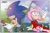 Size: 2048x1365 | Tagged: safe, artist:evayart, amy rose, sonic the hedgehog, flower, rose