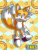 Size: 828x1104 | Tagged: safe, artist:star-shiner, miles "tails" prower, fox, blue eyes, gloves, male, orange fur, rings, shoes, socks, solo