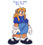 Size: 1220x1273 | Tagged: safe, artist:starfall-isle, maria robotnik, otter, 2021, character name, clothes, cute, eyelashes, looking offscreen, mariabetes, mobianified, simple background, smile, solo, white background