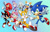 Size: 1112x718 | Tagged: safe, artist:chibi-jen-hen, amy rose, blaze the cat, knuckles the echidna, miles "tails" prower, rouge the bat, shadow the hedgehog, silver the hedgehog, sonic the hedgehog, cat, echidna, fox, hedgehog, female, group, male