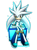 Size: 600x821 | Tagged: safe, artist:watermelonowl, silver the hedgehog, hedgehog, boots, gloves, grey fur, male, solo, yellow eyes