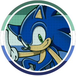 Size: 2048x2048 | Tagged: safe, sonic the hedgehog, 2024, anonymous artist, edit, gay, icon, mlm pride, mobius.social exclusive, pride, simple background, solo, transparent background