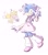 Size: 1509x1699 | Tagged: safe, artist:41waysu, miles "tails" prower, sonic the hedgehog, 2025, age difference, blushing, camera, crossdressing, cute, dress, duo, eyes closed, femboy, gay, heart, leg warmers, looking at viewer, posing, ribbon, shipping, simple background, smile, sonic x tails, tailabetes, v sign, white background, wink