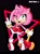 Size: 1240x1682 | Tagged: safe, artist:nonicpower, amy rose, looking at viewer, piko piko hammer, smile, v sign