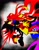 Size: 1445x1871 | Tagged: safe, artist:bdbdi743, maria robotnik, shadow the hedgehog, human, abstract background, duo, eyestrain, hugging