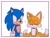 Size: 2000x1529 | Tagged: dead source, safe, artist:jhoycookie, miles "tails" prower, sonic the hedgehog, 2025, blushing, border, cute, duo, gay, heart, shipping, simple background, smile, sonabetes, sonic x tails, standing, tailabetes, white background