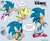 Size: 1782x1449 | Tagged: safe, artist:quaverdraws, sonic the hedgehog, super sonic, blue background, english text, fleetway, fleetway super sonic, multiple views, redraw, reference inset, simple background, solo, sonic the comic, speech bubble, standing, super form