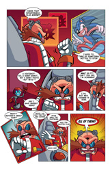 Size: 825x1258 | Tagged: safe, artist:chauvels, orbot, robotnik, sonic the hedgehog, comic:a special visit