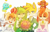 Size: 1280x828 | Tagged: safe, artist:cheroy, cheese (chao), chocola (chao), cosmo the seedrian, cream the rabbit, miles "tails" prower, vanilla the rabbit, chao, fox, rabbit, seedrian, clothes, cosmobetes, fully clothed, group, older, shipping, straight, tailsmo, wedding, wedding dress, wedding suit