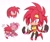 Size: 2048x1709 | Tagged: safe, artist:benshir125, amy rose, oc, echidna, hedgehog, duo, female, knuxamy, mother and daughter, shipping, solo focus, straight