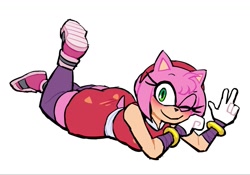 Size: 1043x729 | Tagged: safe, artist:lovetopullmicke, amy rose