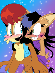 Size: 3000x4000 | Tagged: safe, artist:fartist2020, nicole the hololynx, sally acorn