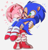 Size: 573x600 | Tagged: safe, artist:mono, amy rose, sonic the hedgehog, amy x sonic, amybetes, cute, heart, shipping, simple background, sonabetes, straight, white background