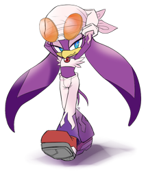 Size: 732x849 | Tagged: safe, artist:ilovebabylonrogues, wave the swallow, 2025, hands behind head, lidded eyes, simple background, smile, smiling at viewer, solo, transparent background, walking