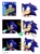 Size: 1498x2030 | Tagged: safe, artist:nonicpower, sonic the hedgehog, sonic adventure, 2024, crystal ring, faic, fangs, frown, lidded eyes, mouth open, puffed cheeks, redraw, reference inset, signature, simple background, solo, white background
