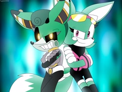 Size: 4000x3000 | Tagged: safe, artist:fartist2020, cassia the pronghorn, sonar the fennec