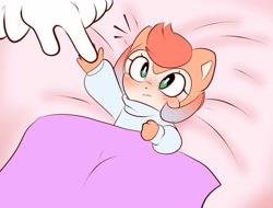 Size: 1280x975 | Tagged: safe, artist:g-silverscythe, sally acorn, oc, oc:suri acorn, chipmunk, 2019, baby, cute, fankid, offscreen character, parent:sally, parent:sonic, solo