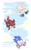Size: 1280x2048 | Tagged: safe, artist:neku_646611, shadow the hedgehog, silver the hedgehog, sonic the hedgehog, hedgehog, 2025, chibi, clouds, daytime, falling, flying, male, mouth open, outdoors, smile, trio