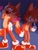 Size: 768x1024 | Tagged: safe, artist:bluetyrant, fox, sonic origins, alternate version, duo, fox bully, laughing