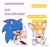 Size: 1541x1455 | Tagged: safe, artist:kiioki11, miles "tails" prower, sonic the hedgehog, alternate version, cross popping vein, duo, english text, phone, simple background, sweatdrop, white background