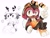 Size: 2048x1536 | Tagged: safe, artist:theremob, charmy bee, 2025, :3, charmabetes, cute, dark skin, looking at viewer, looking offscreen, pointing, simple background, smile, solo, white background