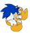 Size: 1799x2048 | Tagged: safe, artist:triplettailedfox, miles "tails" prower, sonic the hedgehog, 2025, aged up, duo, flat colors, gay, heart, holding each other, lidded eyes, looking at each other, mobius.social exclusive, older, shipping, signature, simple background, smile, sonic x tails, transparent background, wrapped in tails