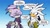 Size: 1600x900 | Tagged: safe, artist:milk_addicc, blaze the cat, silver the hedgehog, alternate version, ash, dialogue, duo, english text, gradient background, speech bubble