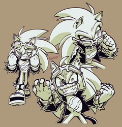 Size: 940x979 | Tagged: safe, artist:scourgefrontier, scourge the hedgehog