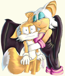 Size: 1228x1430 | Tagged: safe, artist:billblok, miles "tails" prower, rouge the bat, 2020, age difference, dubious consent, duo, eyes closed, faic, floppy ears, hugging, shipping, shrunken pupils, simple background, sketch, smile, standing, straight, tailouge, underage, white background