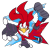 Size: 2000x1940 | Tagged: safe, artist:fizzy-dizz, oc, oc:arc the kite, bird, 2020, clenched teeth, flat colors, looking at viewer, male, oc only, outline, reaching towards the viewer, red kite, semi-transparent background, smile, solo