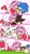 Size: 1000x1795 | Tagged: safe, artist:yotsumeddd, amy rose, blaze the cat, miles "tails" prower, shadow the hedgehog, silver the hedgehog, sonic the hedgehog, hedgehog, amy mistaking everyone for sonic, amy x shadow, amy x sonic, cute, group, literal animal, shipping, silvamy, straight