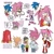 Size: 1438x1440 | Tagged: safe, artist:huhermm, amy rose, blaze the cat, sonic the hedgehog, tekno the canary, fleetway, fleetway super sonic, gender swap, group, heart, simple background, white background