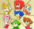 Size: 1280x1088 | Tagged: safe, artist:cmara, amy rose, cheese (chao), chris thorndyke, cosmo the seedrian, cream the rabbit, knuckles the echidna, miles "tails" prower, sonic the hedgehog, chao, echidna, fox, hedgehog, human, rabbit, seedrian, best friends, concerned, confused, cute, female, group, male