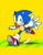 Size: 3500x4500 | Tagged: safe, artist:dclaretxrevolt, sonic the hedgehog, classic style, male, solo