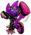 Size: 800x914 | Tagged: safe, artist:sonicwiki, scourge the hedgehog, super scourge, hedgehog, blue eyes, fingerless gloves, green fur, jacket, male, shoes, super form