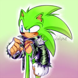 Size: 800x800 | Tagged: safe, artist:virune, scourge the hedgehog