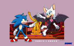 Size: 1280x800 | Tagged: safe, artist:jame5rheneaz, rouge the bat, sonic the hedgehog