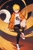 Size: 512x768 | Tagged: safe, ai art, sonic the hedgehog, human, abstract background, asymmetrical legwear, fleetway, fleetway super sonic, humanized, jacket, male, red eyes, shirt, shoes, shorts, single leg pantyhose, single sock, solo, yellow hair