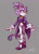 Size: 1152x1584 | Tagged: safe, artist:bluwails, blaze the cat, cat, female, solo