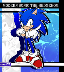 Size: 848x943 | Tagged: safe, artist:zeed_02, sonic the hedgehog