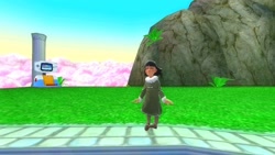 Size: 1366x768 | Tagged: safe, artist:undeadponysoldier, human, crossover, cute, female, garry's mod, gmod, happy, hero chao garden, olivia mann, solo, team fortress 2