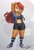 Size: 1257x1875 | Tagged: safe, artist:azul35art, sally acorn, arms behind head, echo background, sally's vest and boots, striped socks