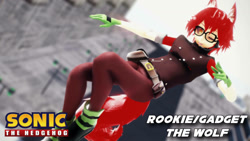 Size: 1192x670 | Tagged: safe, artist:nerey006, gadget the wolf, human, humanized, mmd