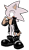 Size: 349x600 | Tagged: safe, artist:virune, scourge the hedgehog, hedgehog, alternate universe, alternate version, fingerless gloves, jacket, male, missing accessory, red eyes, shoes, simple background, top surgery scars, trans male, transgender, transparent background, white fur