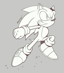 Size: 535x605 | Tagged: safe, artist:scourgefrontier, sonic the hedgehog, hedgehog, gloves, male, shoes