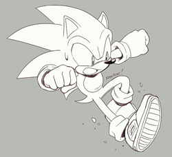 Size: 629x574 | Tagged: safe, artist:scourgefrontier, sonic the hedgehog, hedgehog, gloves, male, shoes