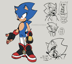 Size: 827x732 | Tagged: safe, artist:scourgefrontier, oc, oc:meta the hedgehog, male, solo