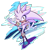 Size: 1517x1554 | Tagged: safe, artist:sonicpridecorner, silver the hedgehog, 2025, asexual, asexual pride, looking at viewer, outline, pride, pride flag, psychokinesis, simple background, smile, solo, trans pride, transgender, transparent background