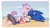 Size: 2048x1149 | Tagged: safe, artist:milkchaotea, blaze the cat, sonic the hedgehog, cat, hedgehog, beach, duo, eyes closed, looking at viewer, shipping, sonaze, straight